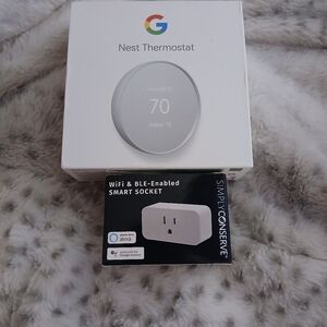 Nest thermostat and Wi-Fi Smart socket bundle